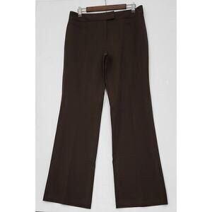 Lafayette 148 NY Brown Wool Blend Career Pants Size 10